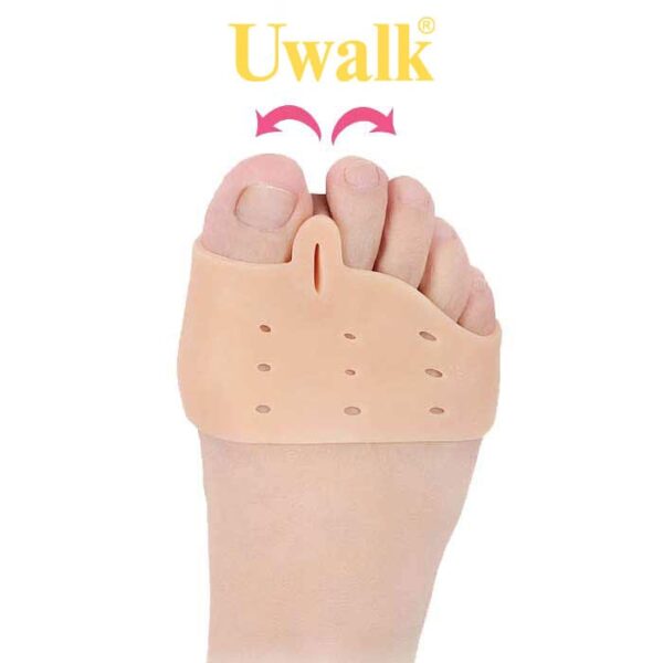 Big toe spacer with UWALK model 2204 metatarsal pad